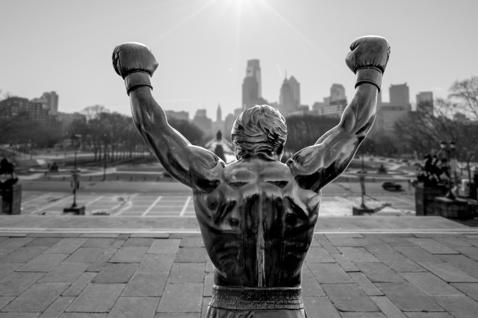 Image result for photo of rocky statue in Philadelphia